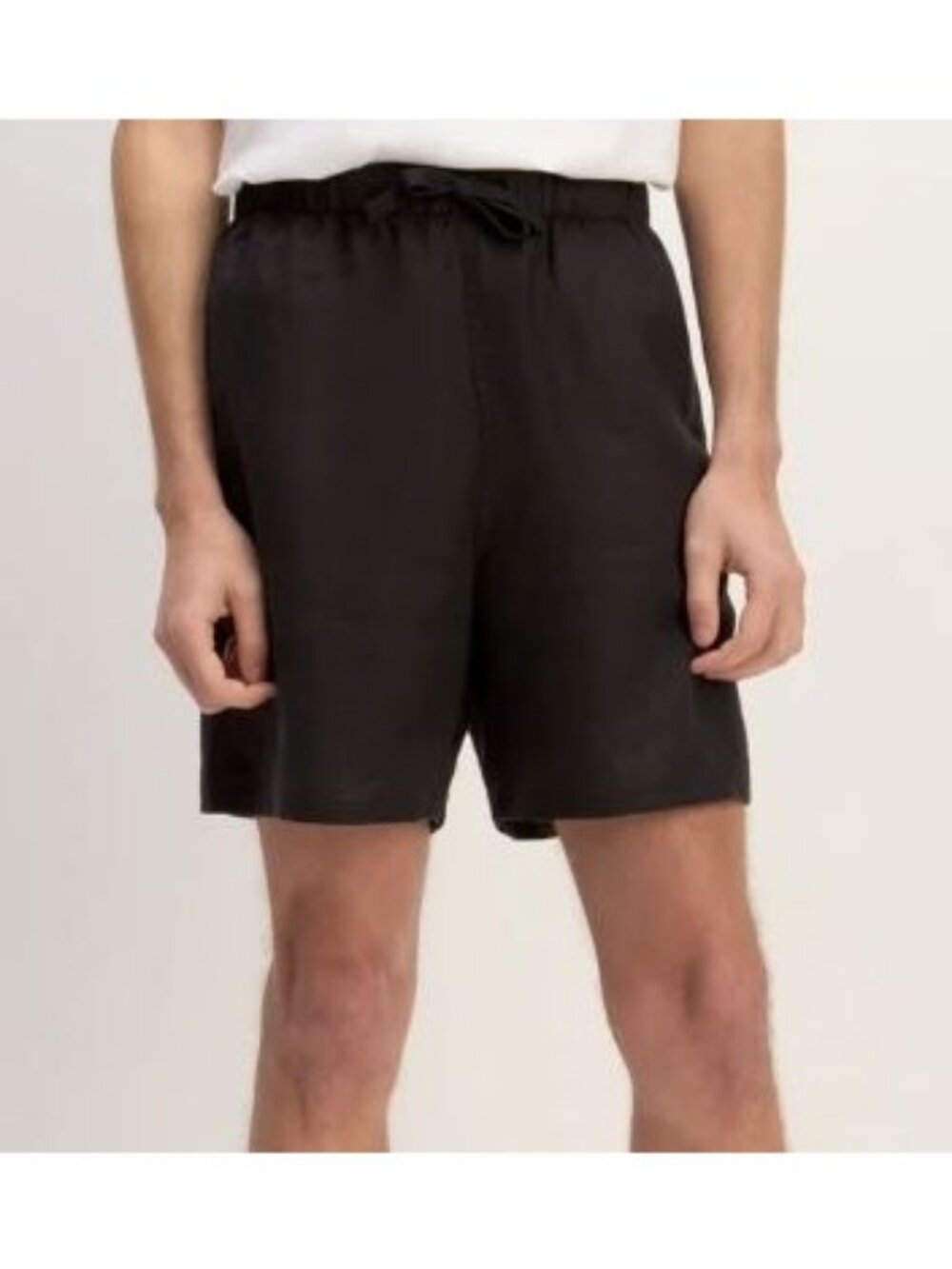 Everlane Men's The Linen Easy Shorts Black Size XXL NWT